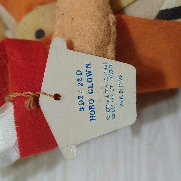 Vintage 1965 Holiday Fair Hobo Clown #D2/22D - Picture 5 of 6